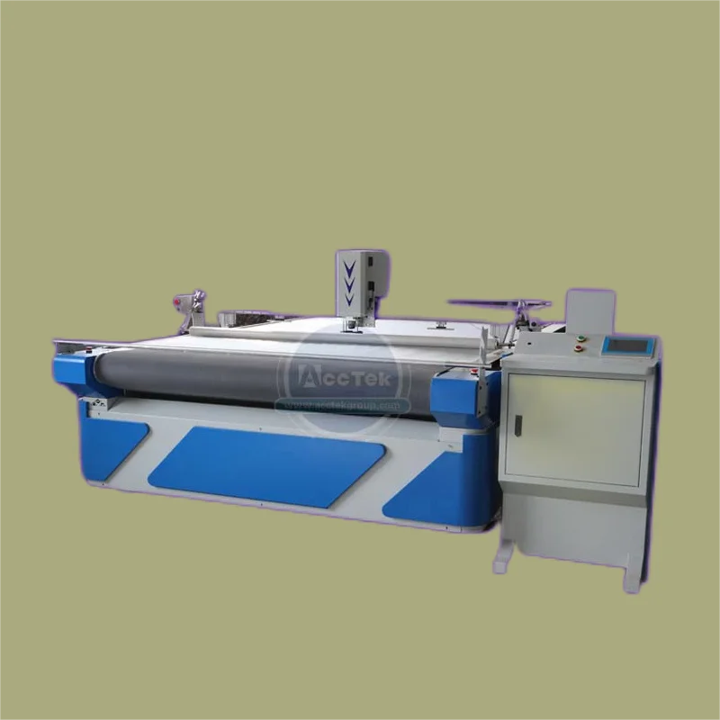 

AKZ1625 Fast Speed CNC Oscillating Knife Cutting Machine For Fabric Leather Cutting With Vibrating Knife Machine