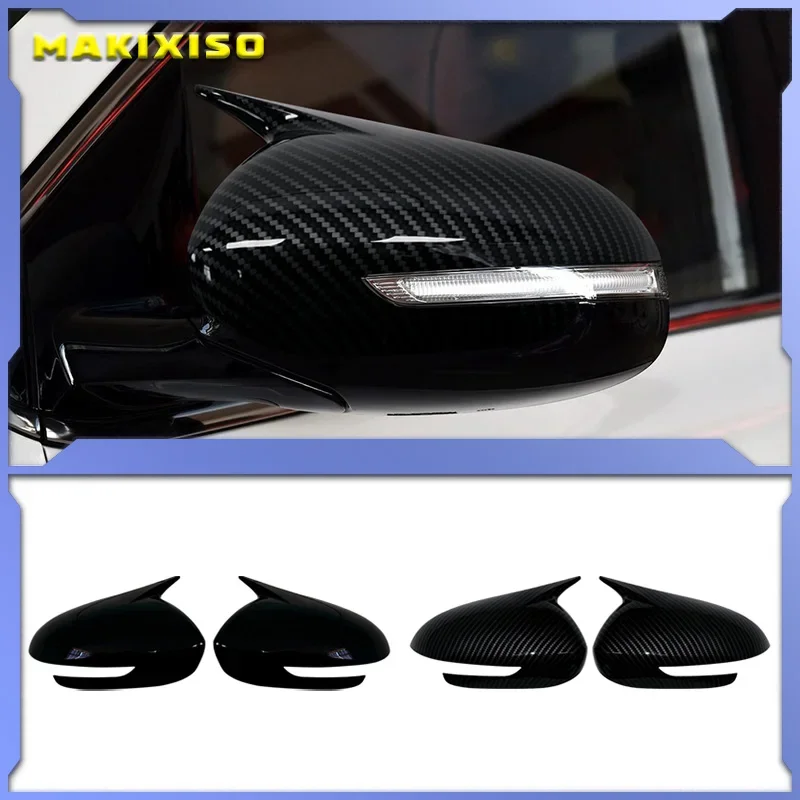 Новые 2X наклейки на боковые зеркала из углеродного волокна колпачки для Kia Sportage KX5