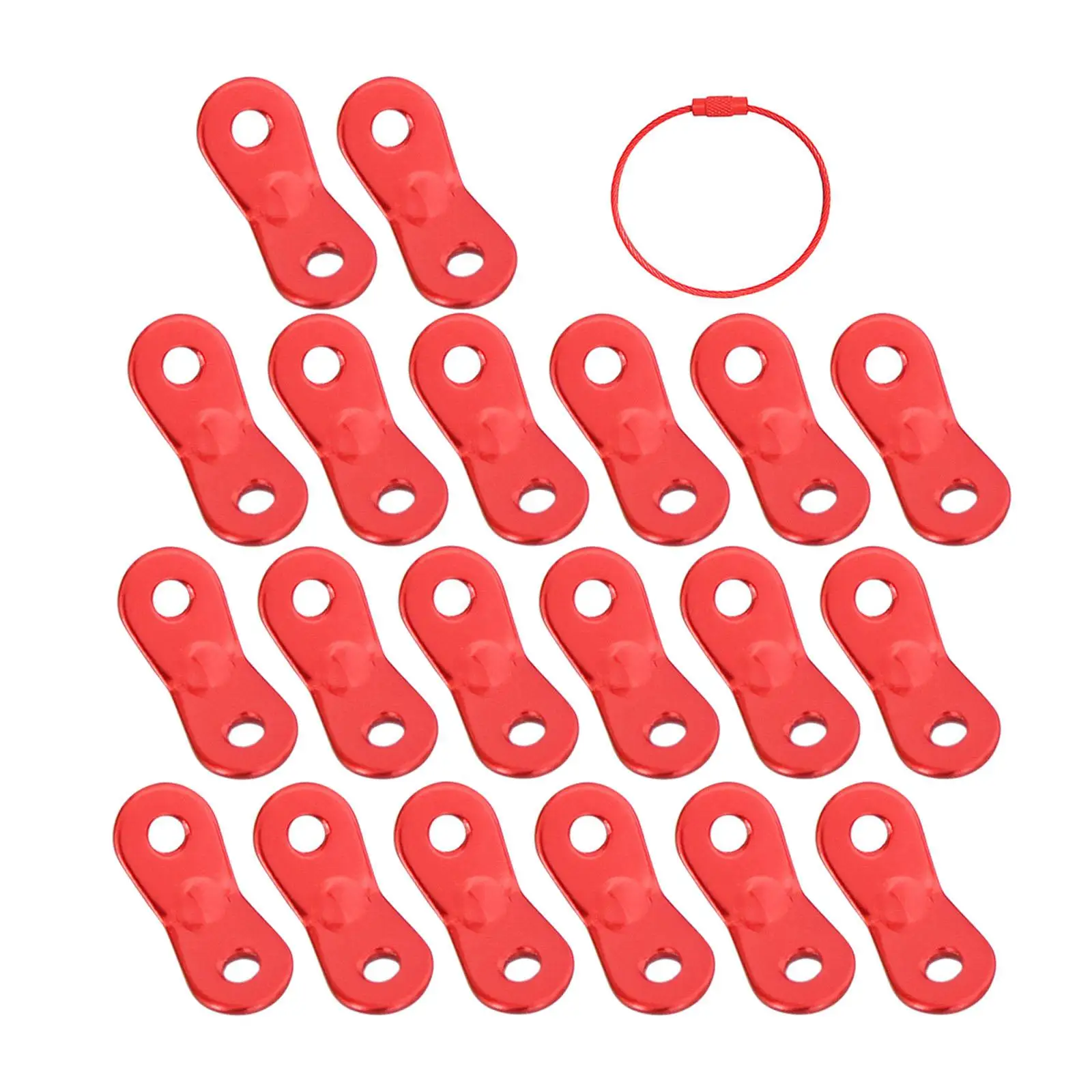 

20 шт. веревочная Пряжка, затяжка для веревки, легкий регулируемый крючок из алюминиевого сплава для палатки, внешняя Пряжка для навеса