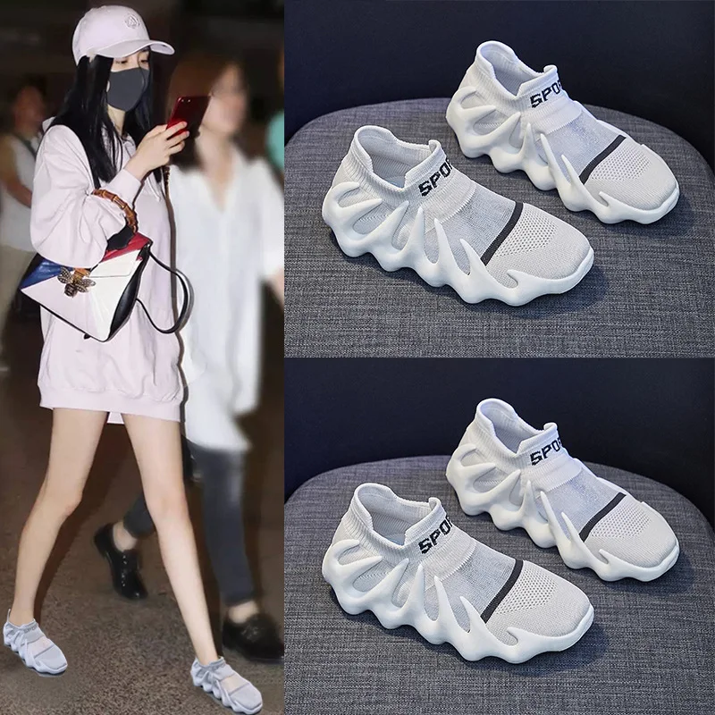 2023 New Summer Flat Round Toe Women's Sports Shoes  New  Comfortable Shoes for Women Lady Flats zapatillas de mujer