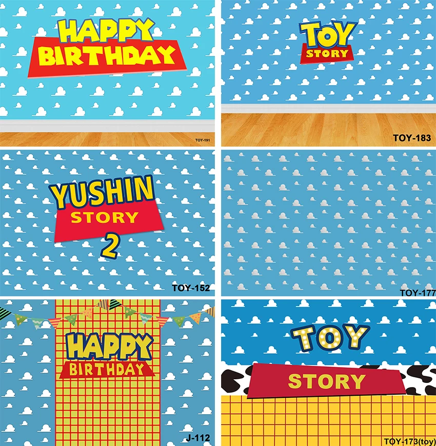 

Голубое небо белые облака стена детская история игрушек фотография фоны День Рождения мультфильм фото фон