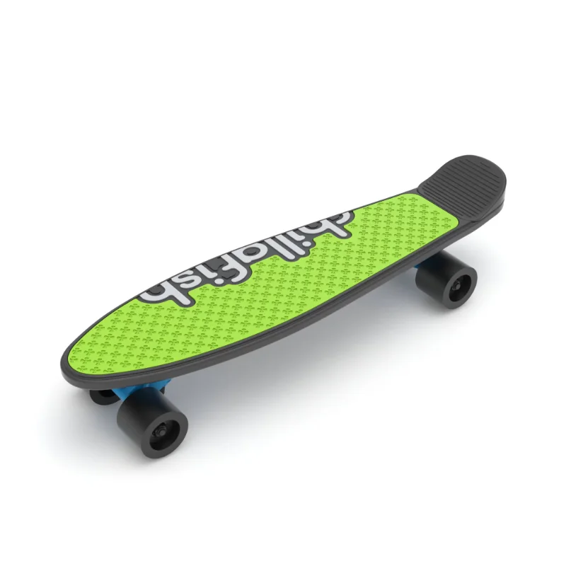 Chillafish Skatie, Customizable Training Skateboard, Multiple Deck & Fin Options, Black Mix longboard  electric skateboard