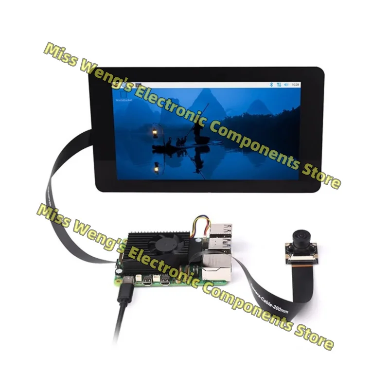 Специальный вентилятор радиатора Raspberry Pi 5-го поколения с активным рассеиванием