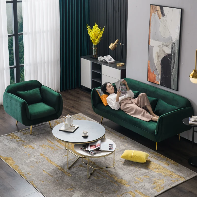 Роскошный современный минималистичный диван TLL маленькая матерчатая мебель для