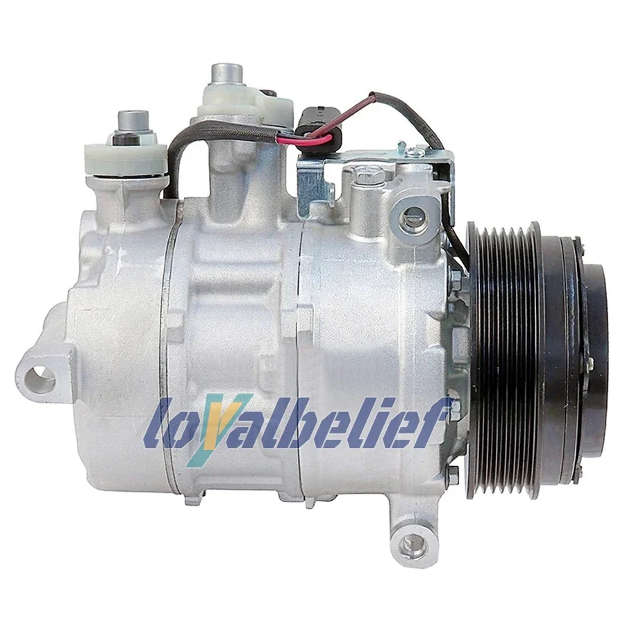 Фото Компрессор кондиционера 6SAS14C для Mercedes-Benz C E GLC W213 13-19 A0008303902 A0008304002 A0008306700 A0008303002 A0008306700 №3