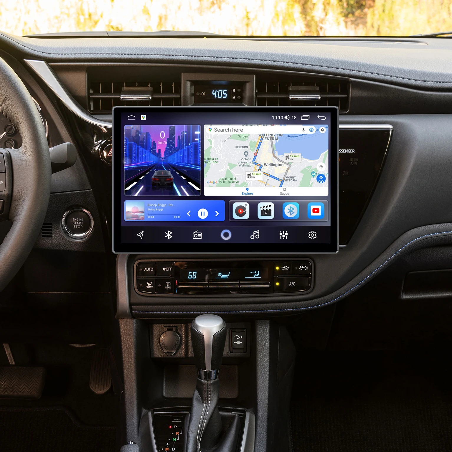 

Для Toyota Corolla E170 Auris E180 2016-2019 Русская версия QLED 2K Android CarPlay автомобильное мультимедийное радио GPS головное устройство