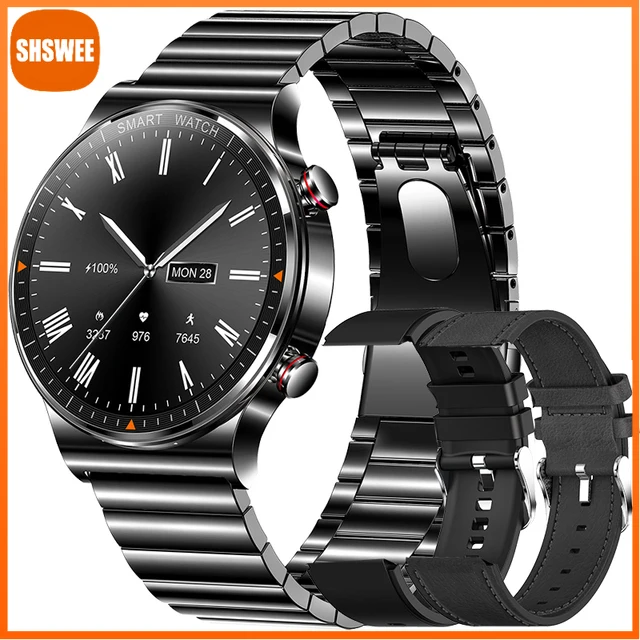 

For Huawei Xiaomi Smart Watches Men Display Bluetooth Call IP68 Waterproof Music Player Link Bluetooth Headset Smartwatch Men