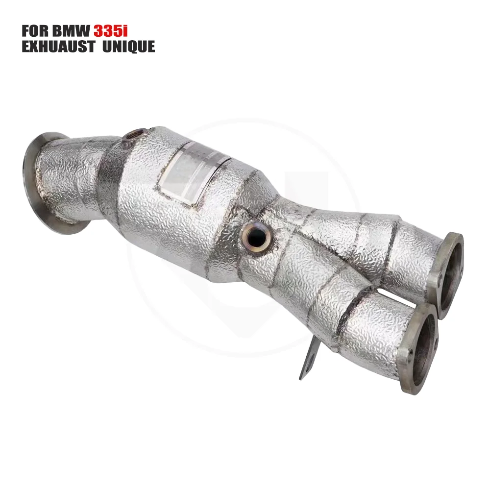 

UNIQUE Exhaust Manifold Downpipe for BMW 335i Car Accessories With Catalytic converter Header Without cat pipe