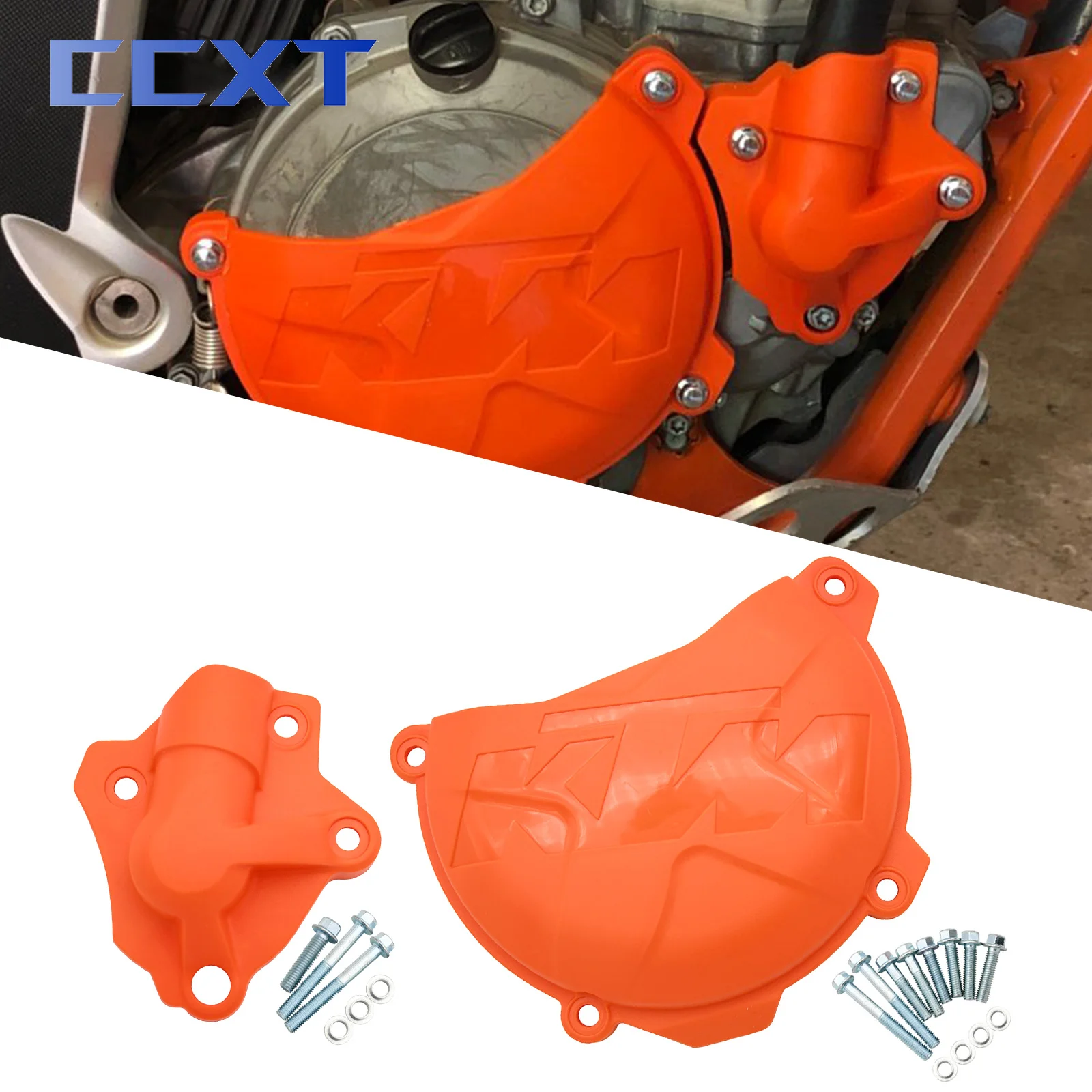 

Защитная крышка сцепления водяного насоса для KTM SXF250 EXCF250 XCF250 XCFW250 SXF350 EXCF350 XCF350 XCFW350, шестидневный FREERIDE 350