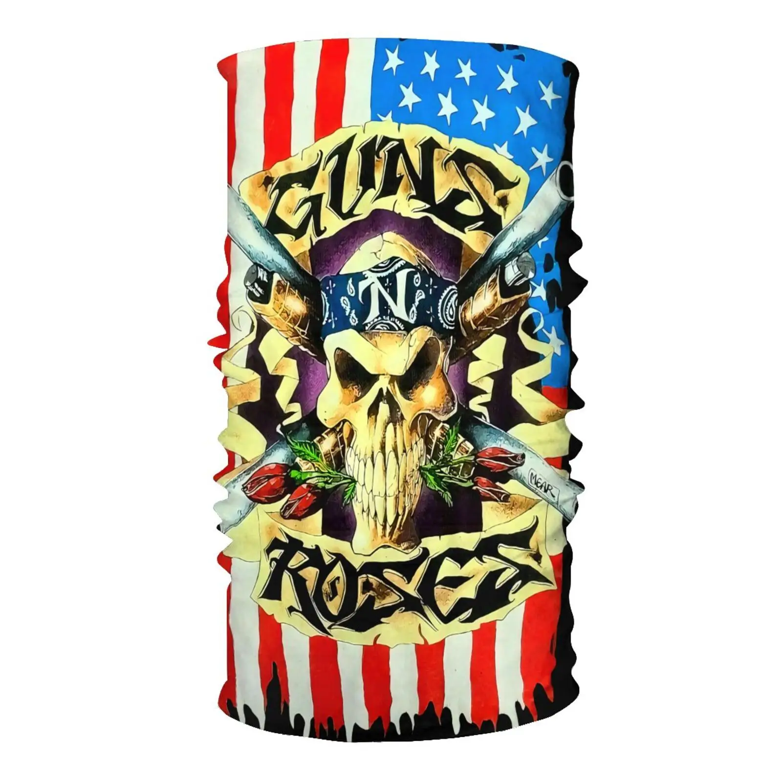 Brockum Guns N Roses 1991 Use Mask Balaclava Hunting Men's Bike Bandana With Ears Scarf Women For |
