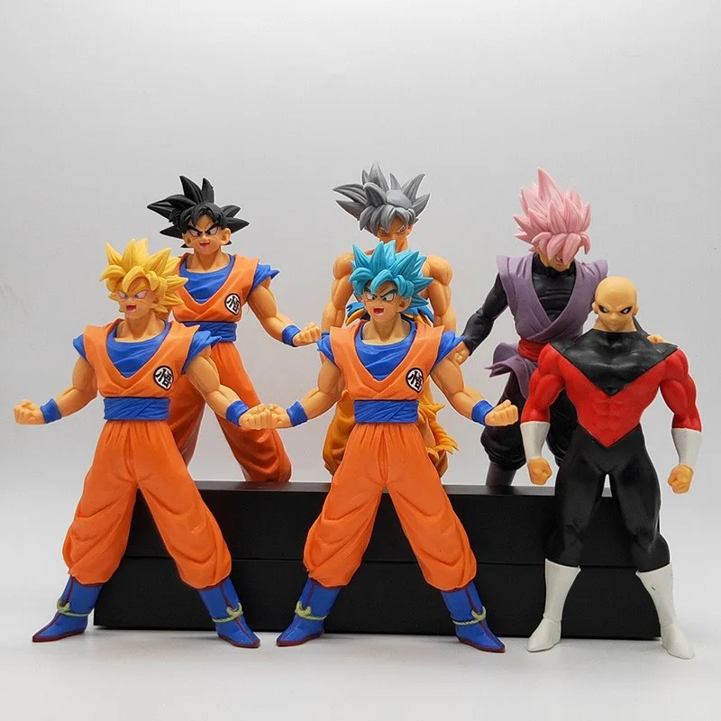 

Dragon Ball Super Son Goku Action Figure Figma Saiya Six 7-inch Seven DBZ Jiren Model Toys 18cm Landscape PVC Ornaments