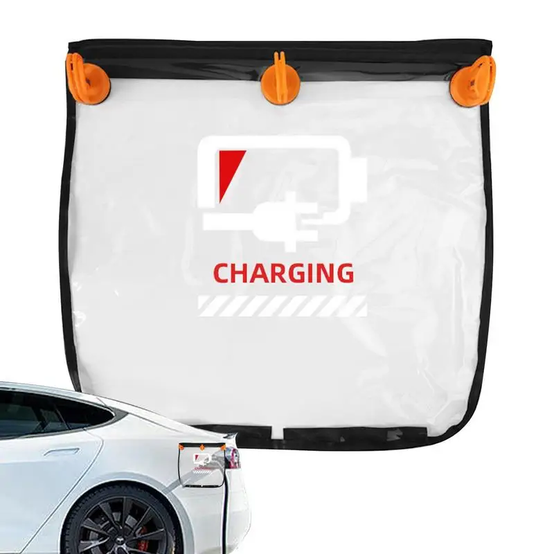 

Car Charging Rain Cover EV Charger Port Outdoor Cover Waterproof Fabric Car Charging Tool For Most Cars SUVs And Other Models