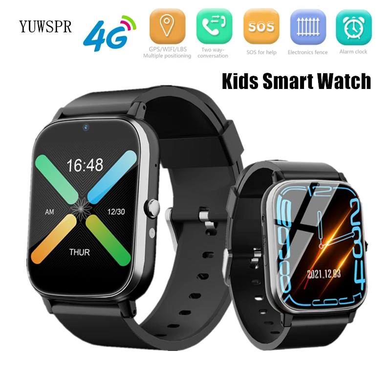 Детские Смарт-часы с GPS-трекером 4G 1 69 дюйма