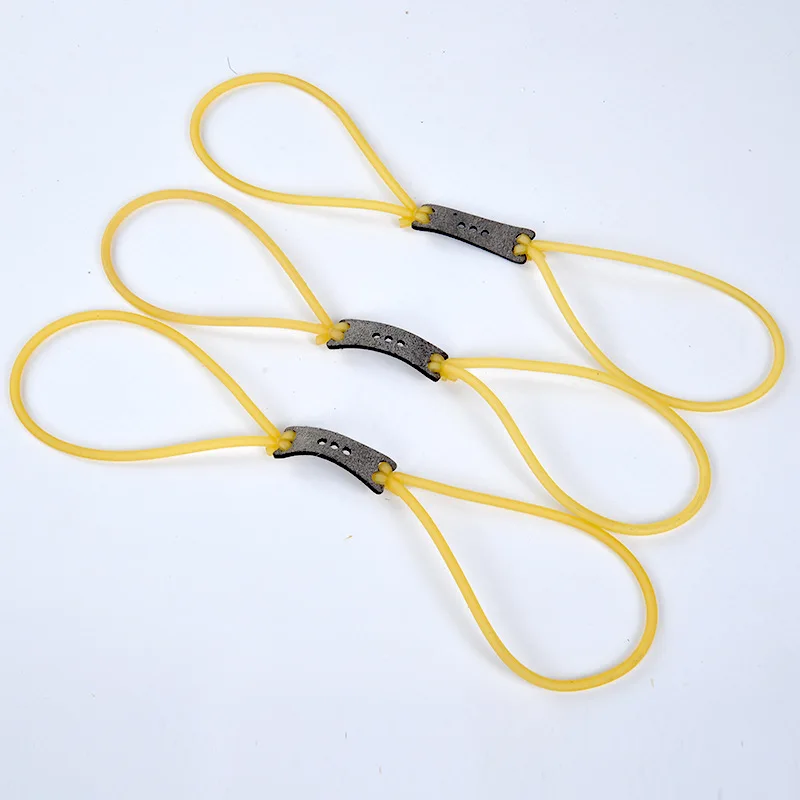 

2pcs Tactical Hunting Shooting Slingshot Natural Latex Rubber Tube Band Outdoor Slingshot Catapult Elastic Part Bungee Equipment