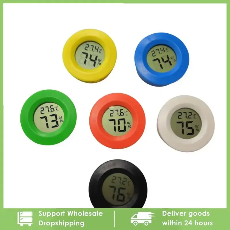 -50~ +70 ° C Мини ЖК-цифровой термометр гигрометр тестер для холодильника с