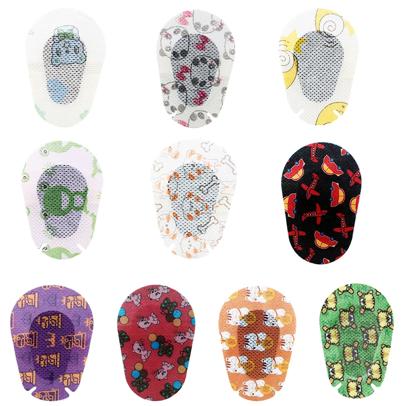 

20 шт., Детские Пластыри для глаз с мультяшным рисунком