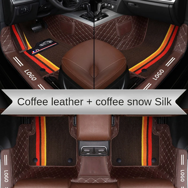 Двухслойные автомобильные коврики на заказ для Mercedes Benz GLC-Class GLC 2020-2022, водонепроницаемые коврики для ног, аксессуары для интерьера автомобиля