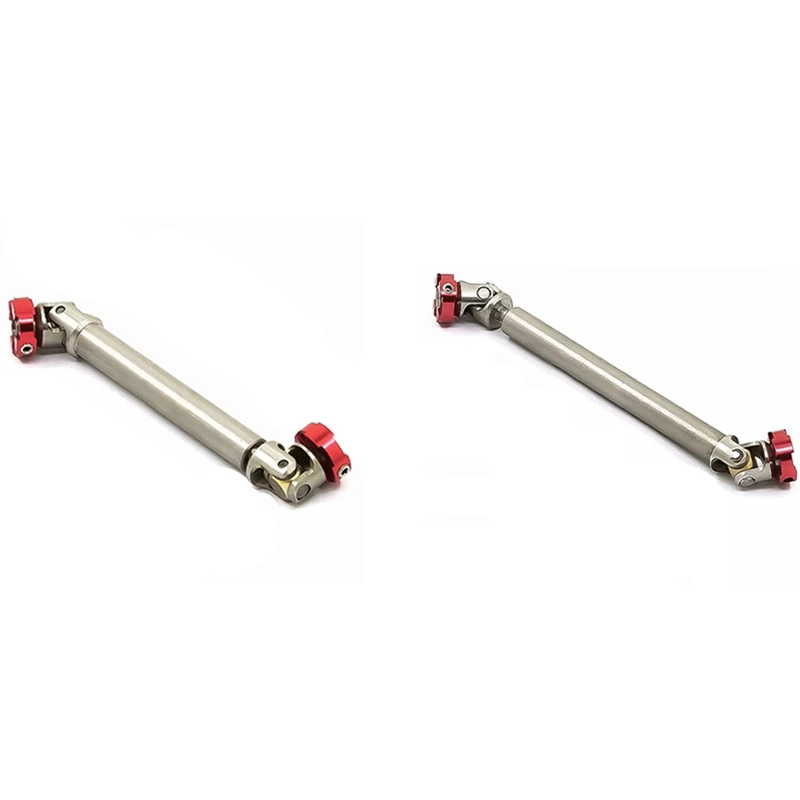 

2Pcs Flange Head Transmission Shaft CVD For 1/14 Tamiya RC Truck 1/10 RC Car SCX10 D90 RC4WD AXIAL,90-110Mm&110-130Mm