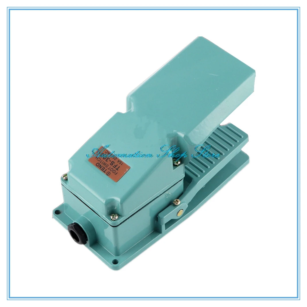 

TFS302 AC 250V 15A Antislip Metal Momentary Industrial Treadle Foot Pedal Switch TFS-302 Aluminum material