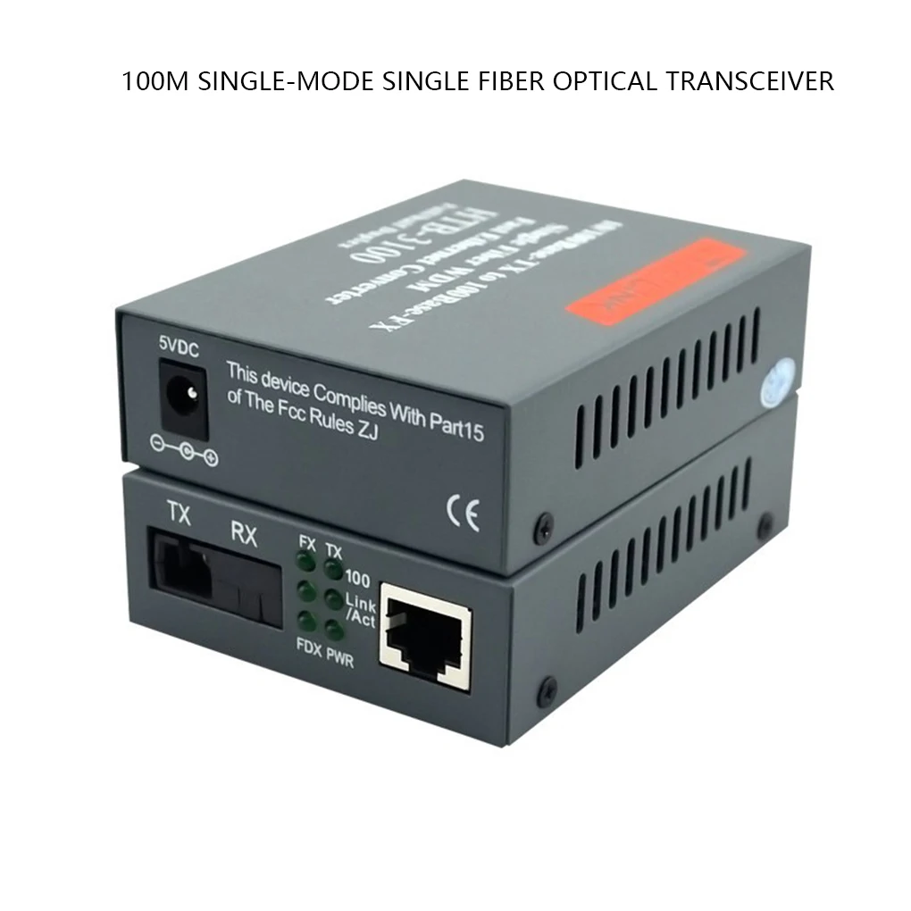 

Металлический сетевой волоконный коммутатор, стильный световой индикатор интерфейса SC, сетевой преобразователь Ethernet для университета, 2 шт.