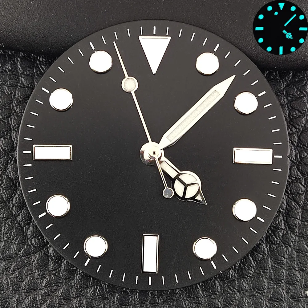 Циферблат без календаря 28 5 мм циферблат с окошком NH35 подходит для движения NH35NH36