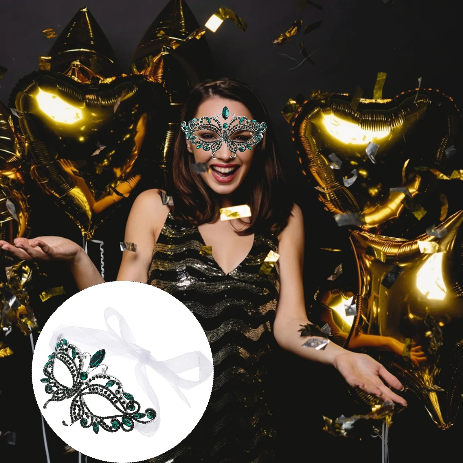 Купи Masquerade Women Party Masks Bulk Black Decorations Venetian Couples Mardi Couple Wedding Cosplay Halloween за 1,307 рублей в магазине AliExpress