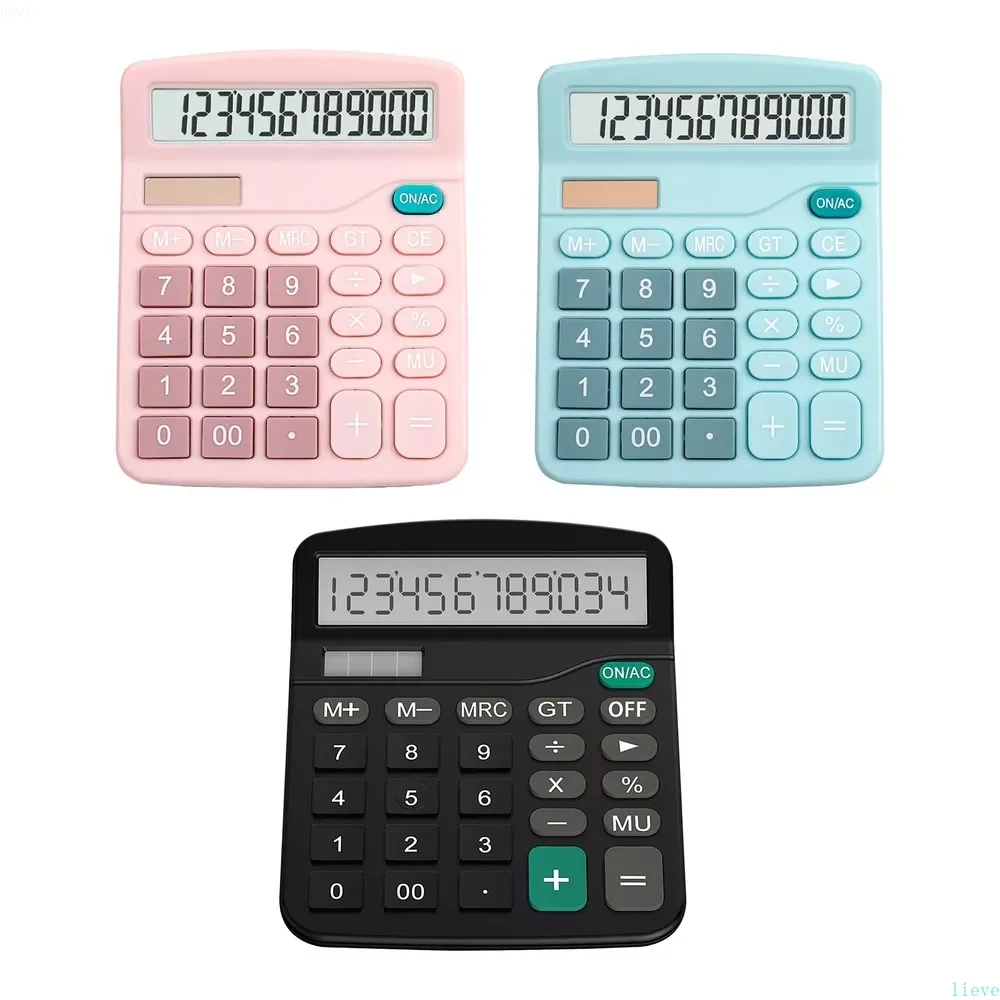 

The new12 Digits Electronic Calculator Large Screen Desktop Calculators Calculators Financial Accounting Tools For Home Office