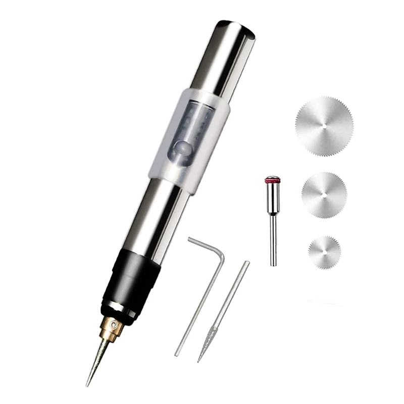 

Type-C Rechargeable Engraving Etching Pen, 25W USB Cordless Engraving Pen Portable Electric Engraving Tool Kit