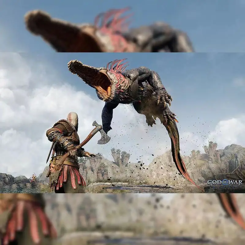 Игровой CD-диск Sony Playstation 4 PS4 б/у Бог войны: Ragnarok 100% Официальный игровой карточный