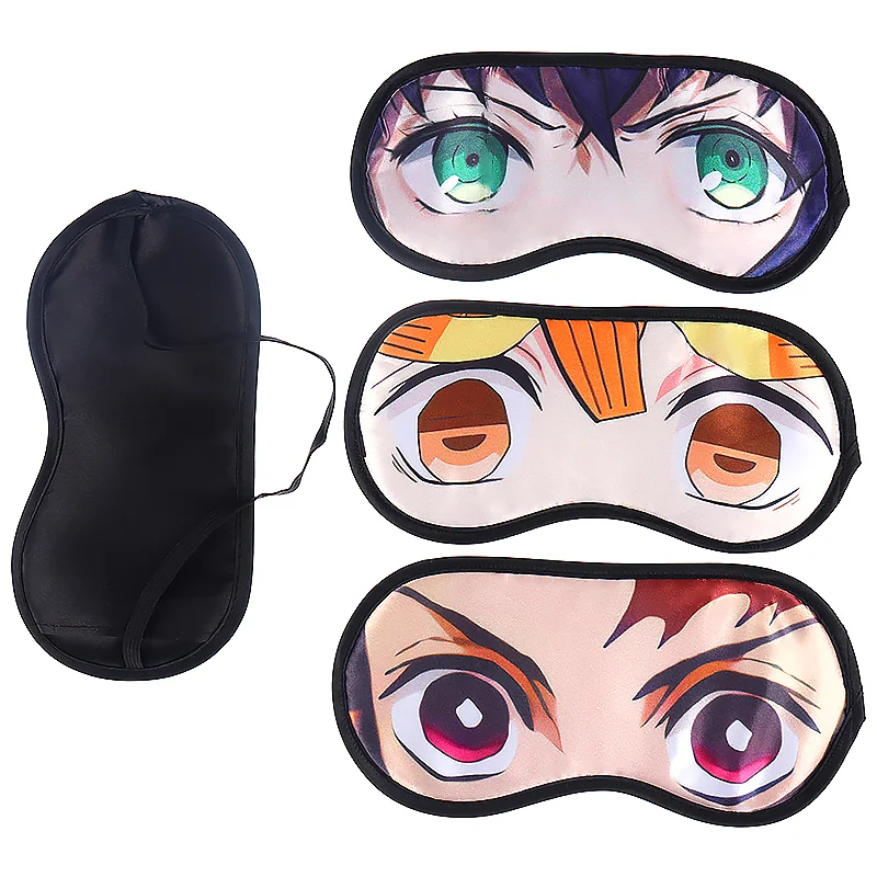 

Anime Demon Slayer Cartoon Shading Soft Eye Mask Kawaii Sleep Blindfold Nezuko Cloth Eye Patch Anime Cosplay Anime Peripherals