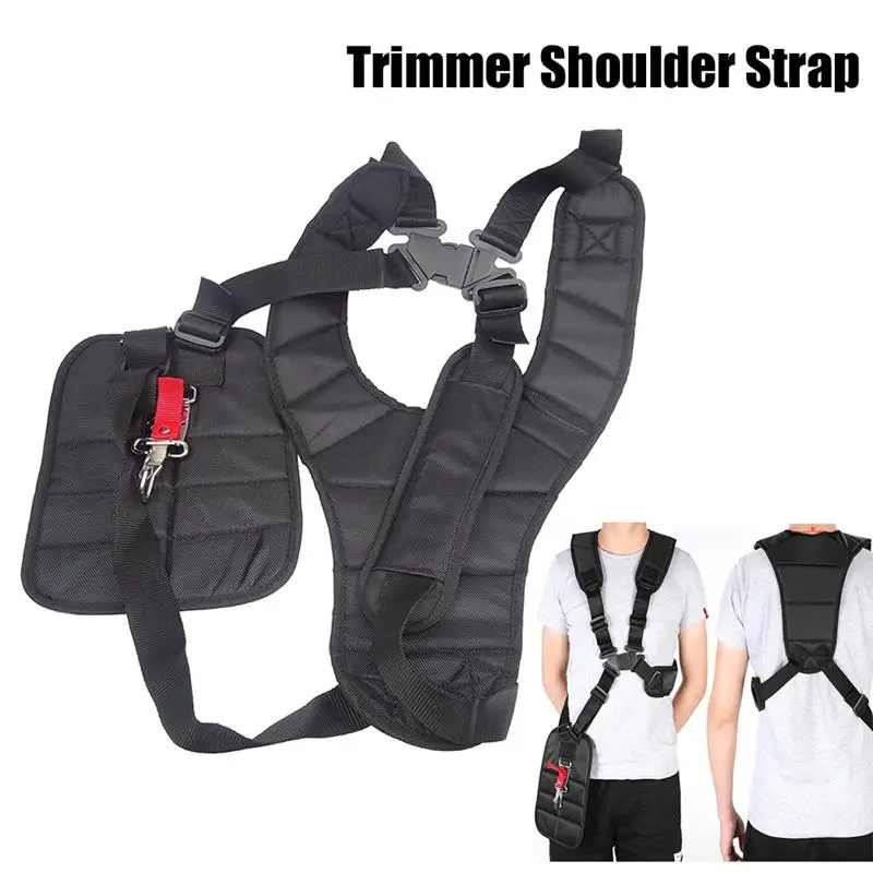 

Наплечный ремень для триммера, регулируемый двойной ремень на плечо, садовый ремешок для косилки, уличный и внутренний