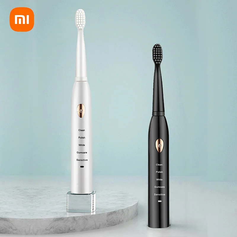 

XIAOMI Sonic Electric Toothbrush-5 Modes USB Rechargeable Smart Timer Waterproof Toothbrush Ultrasonic Whiten Toothbrush