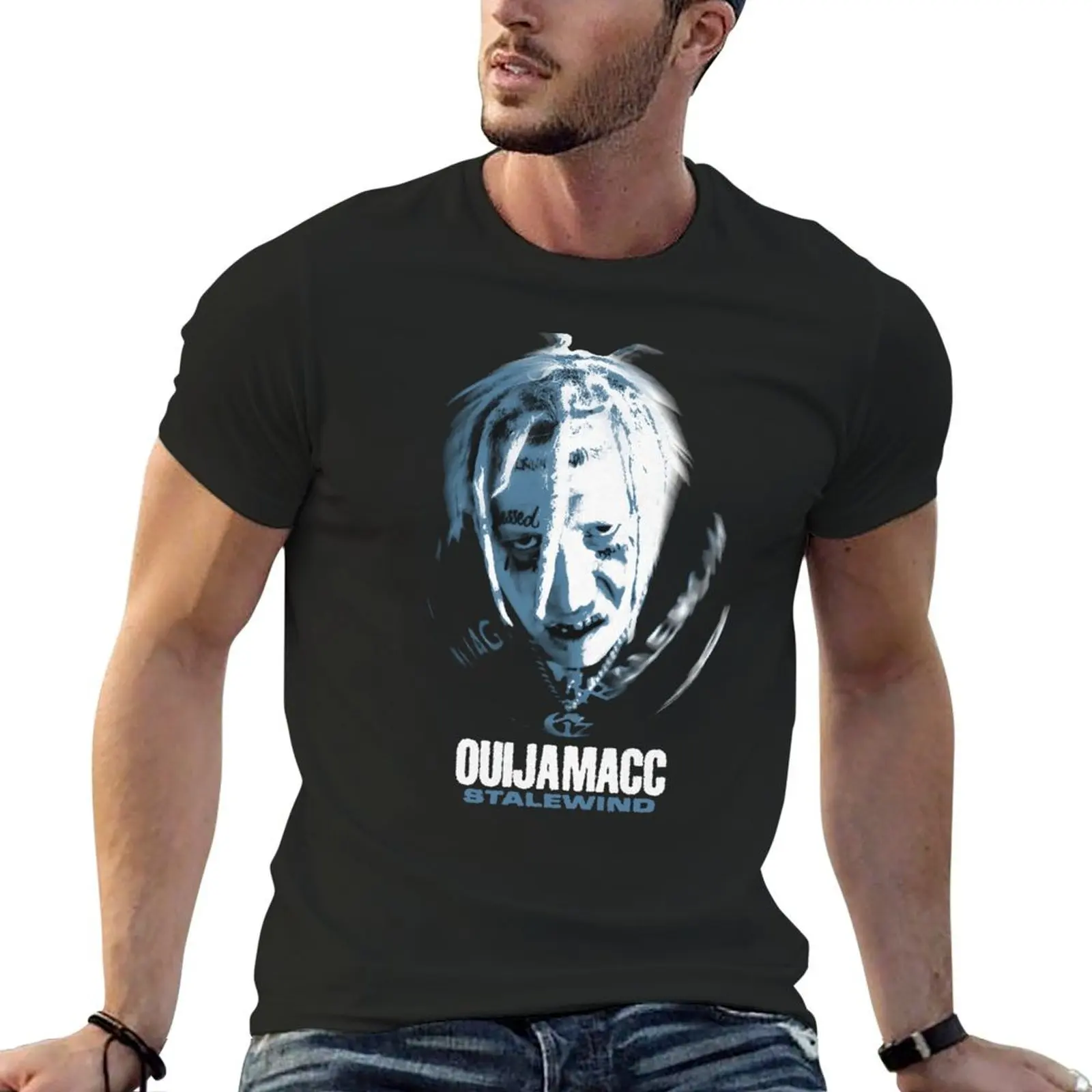 Футболка ouija macc милые топы Винтажная футболка с графическим рисунком Аниме