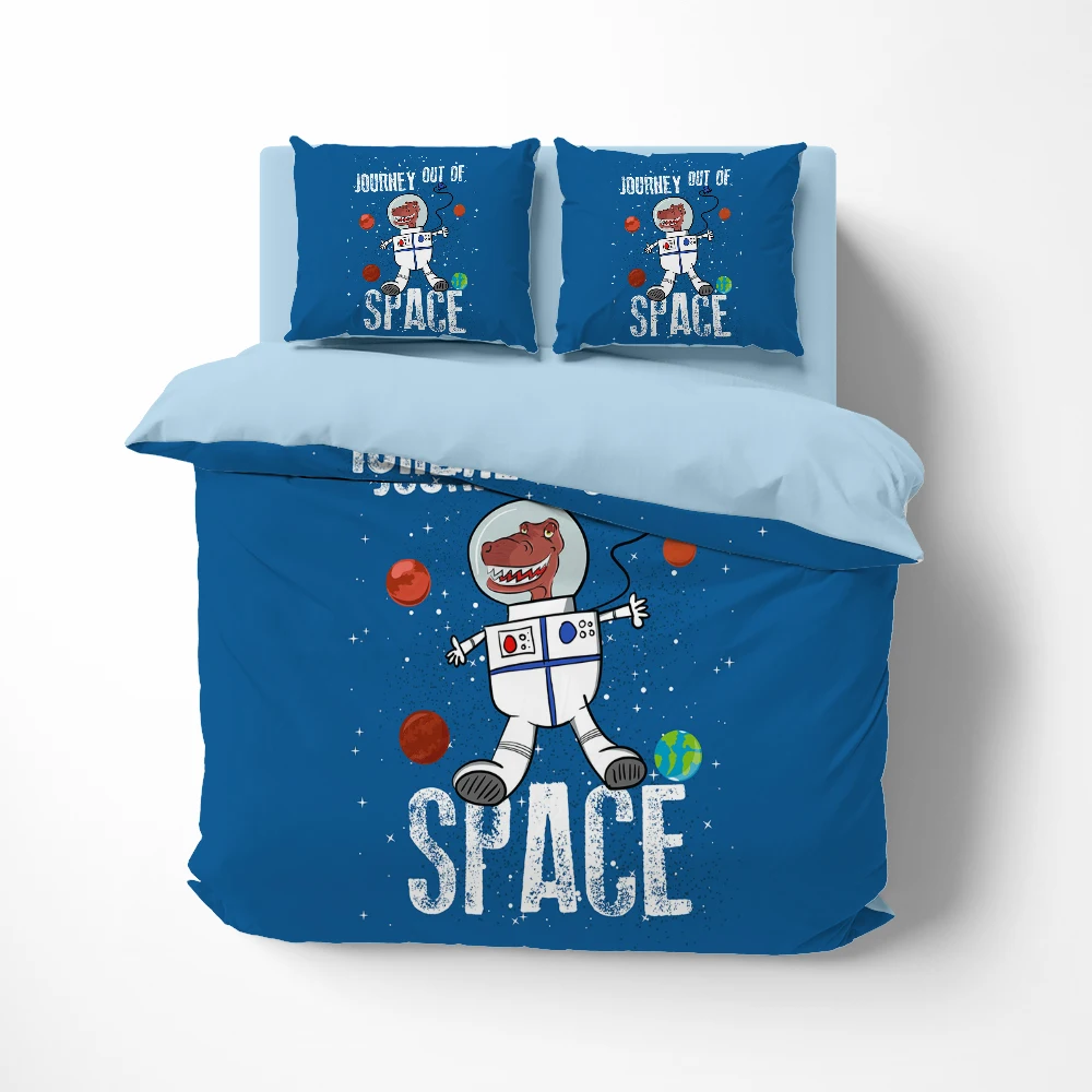 Комплект постельного белья с мультяшным рисунком двойная королевская