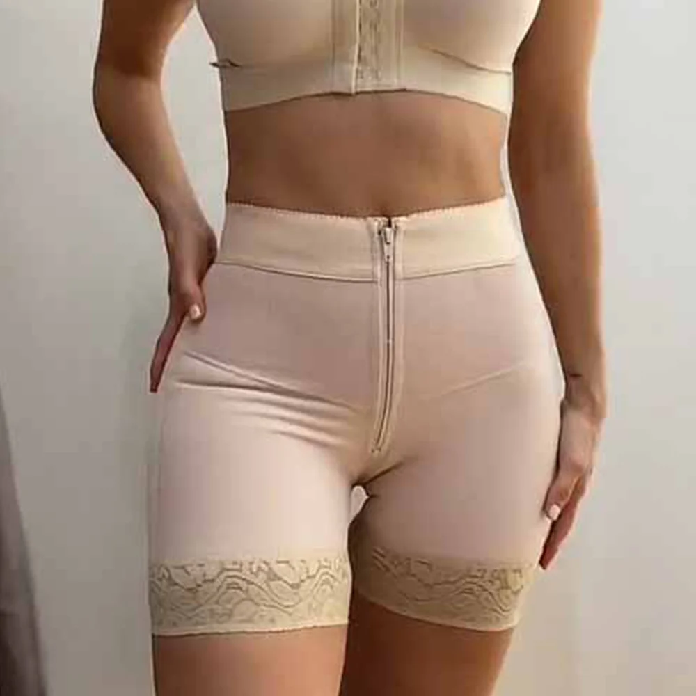 

Slimming Internal Hooks Firm Compression Zipper Butt Lift Peahcy Shorts Body Shaper BBL Hourglass Figure Underwear Waist Trainer