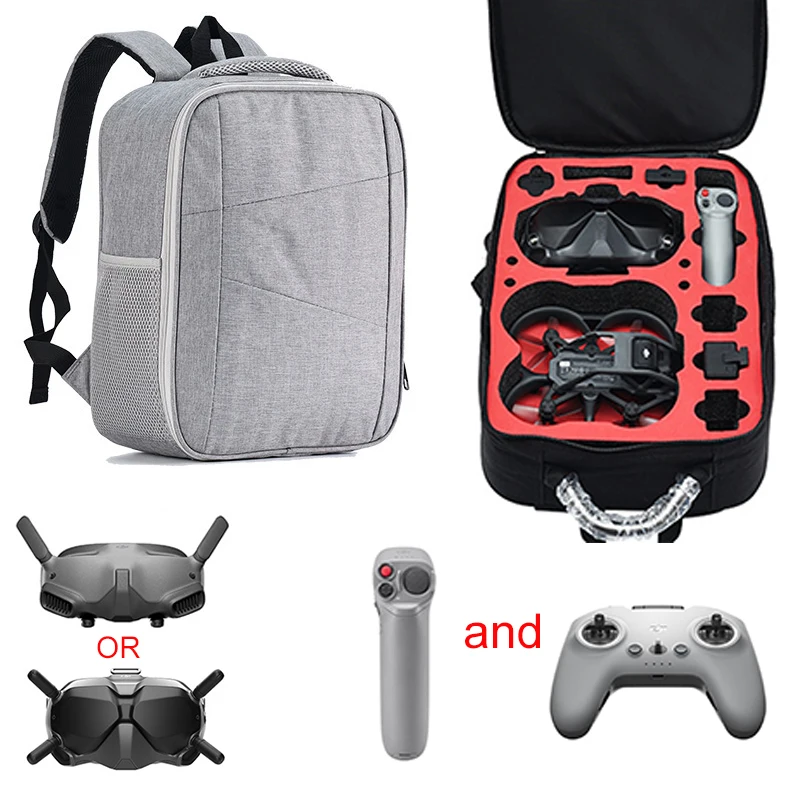 

Drone Backpack for DJI Avata Backpack Flight Glasses Storage Bag for Dji Goggles Remote Control Storage Case Travel Accessories