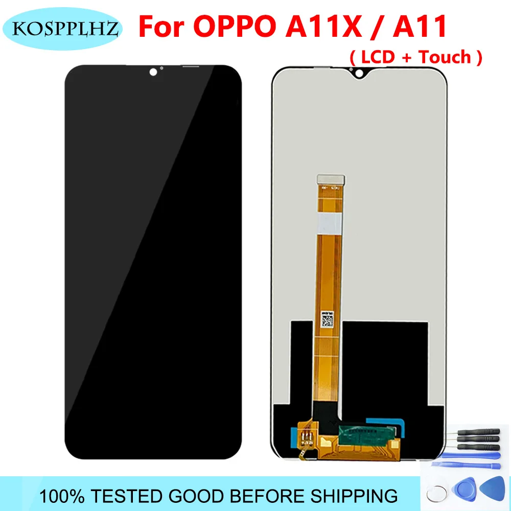 

KOSPPLHZ Original For OPPO A11 PCHT00 LCD Display Touch Digitizer Screen Replacement 6.5" For OPPO A11X PCHM00 LCD Screen + Glue