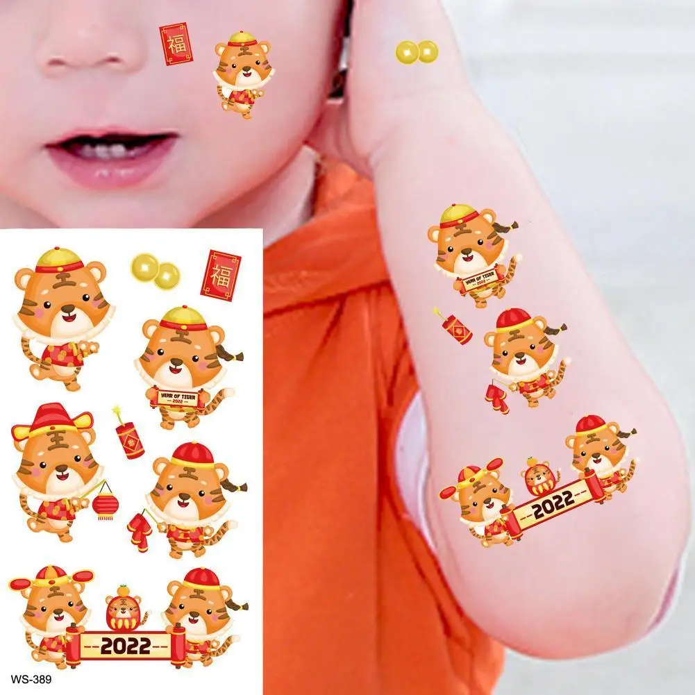 

Hot Sales Waterproof Tattoo Sticker Half Arm Arm Painted Flower Animal Arm Lasting European And American Tattoo Sticker