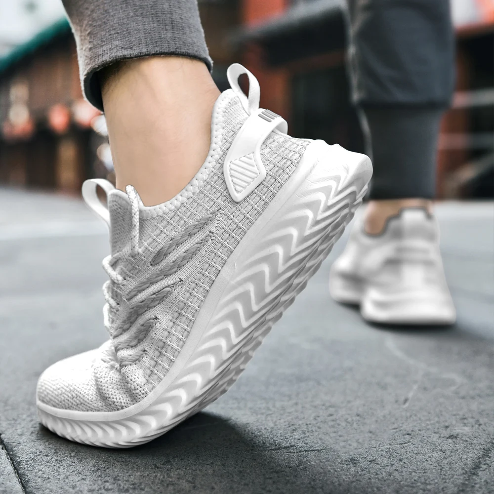 SALUDAS Men Breathable Mesh Flywire Sneakers Light Running Athletic Trainers Leisure Fashion Female Sneakers Tennis Sports Shoes