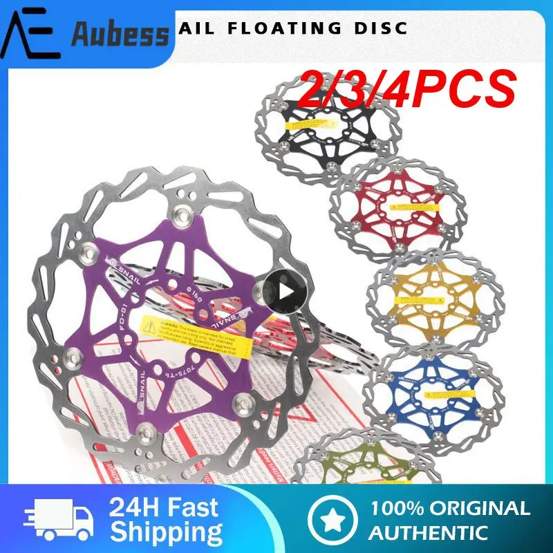 

2/3/4PCS SNAIL Bike Brake Rotor Centerline 160mm 180mm 203mm Stainless Steel MTB Road Hydraulic Brake Disc Rotors Centerline