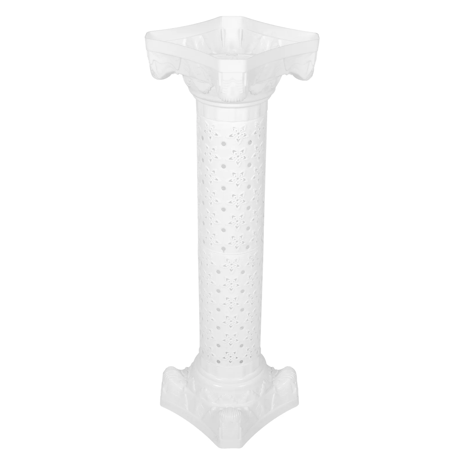 

Roman Column Welcome Area Decor Plastic Stand Indoor Road Cited Pillar Wedding Flower Vase Guiding Prop Outdoor