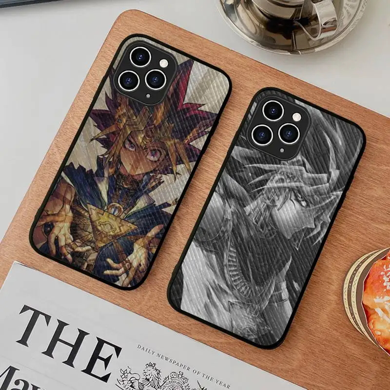 

Yu Gi Oh Phone Case Hard Leather Case for iPhone 11 12 13 Mini Pro Max 8 7 Plus SE 2020 X XR XS Coque