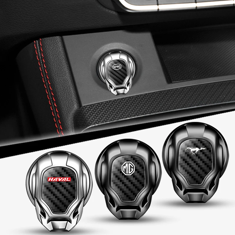 

1pcs Car Interior Engine Ignition Start Stop Button Styling for Umbrella Corporation Tvirus Academy Cosplay Car Accessories