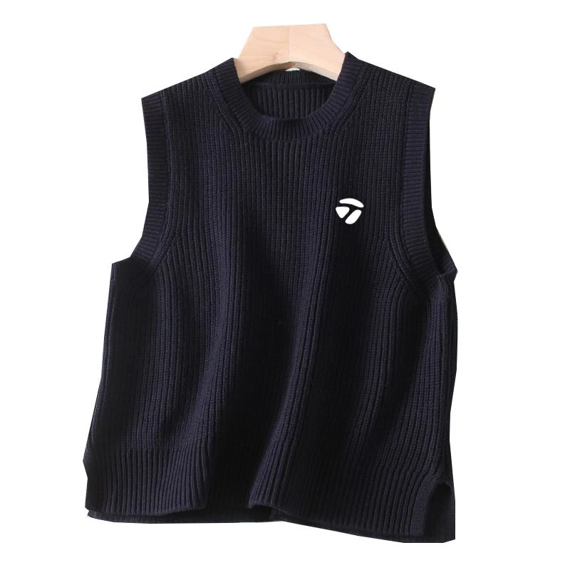 

Horse Men's Golf Wear Autumn 2023 Golf Clothing Men New Golf vest Men's Golf Knit South Scape Golf Knit Vest Tennis Tee