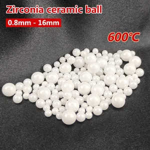 1/10/50pcs Zirconia Ceramic Ball Dia 0.8mm 1.2 1.5 1.588 3.5-16mm G10 Precision ZrO2 Ceramic Bearing Ball Smooth Round Ball Bead