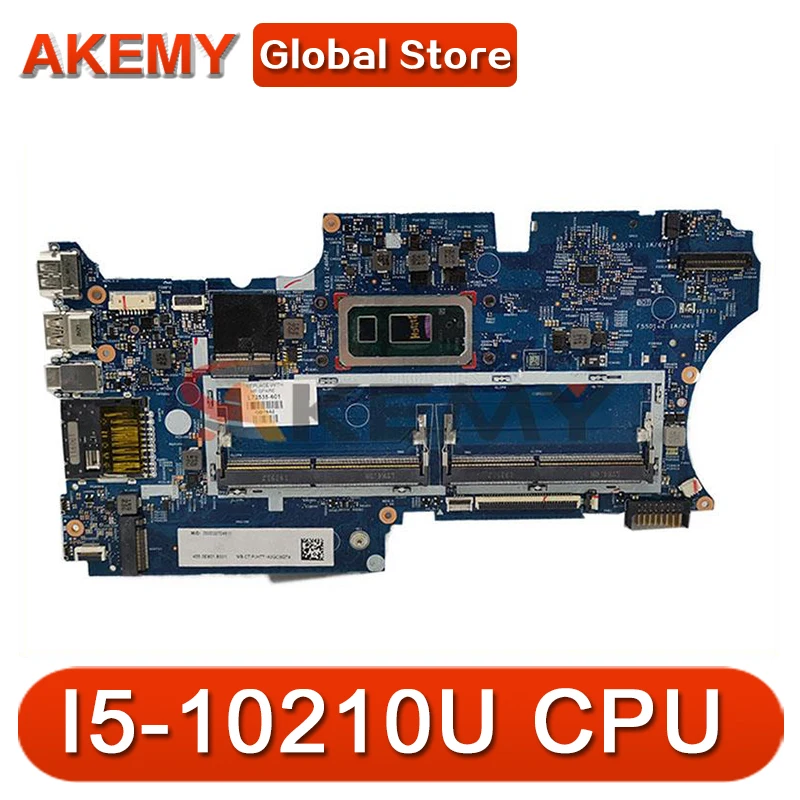 

For HP Pavilion x360 14-CD Laptop motherboard I5-10210U CPU L72535-601 L72535-001 18702-1 448.0E814.0011