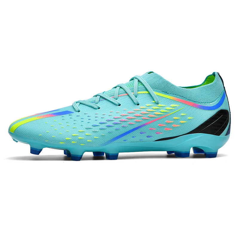 Men's Soccer Shoes Comfortable Fabric Spring Summer Outdoor Training Soccer Shoes Children Adult Anti-slip Studs TF FG Sole 35-4