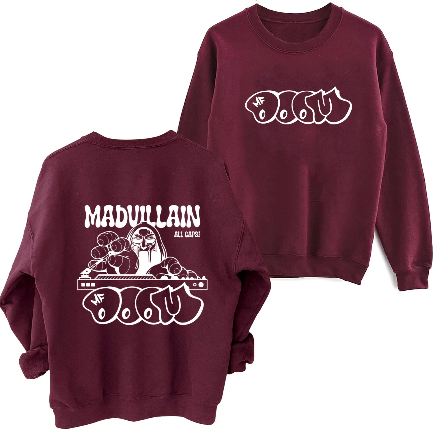 MF Doom Madvillainy All Caps 2024 музыкальный подарок для фанатов с длинным рукавом Осенняя