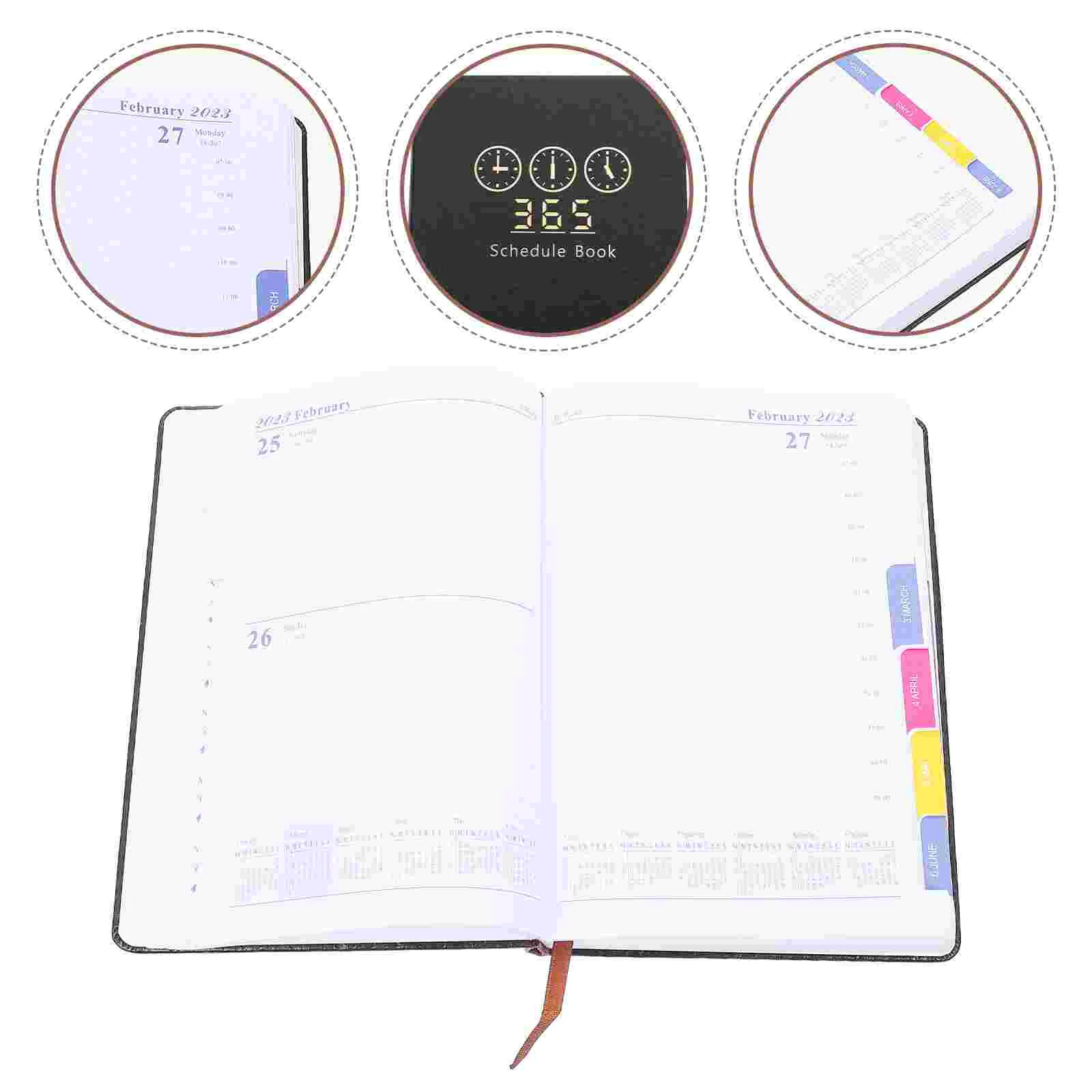 

Planner Notebook Daily Notepad Academic Book Appointment 2023 Planning Time Journal Diary Calendar Organizer Pad Writing Plan