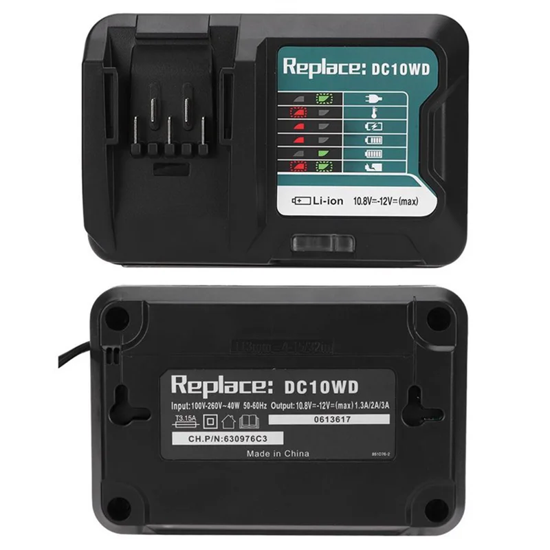 Зарядное устройство DC10WD замена аккумулятора MAKITA 10 8 В 12 BL1016 BL1040B BL1015B BL1020B BL10DC10SA
